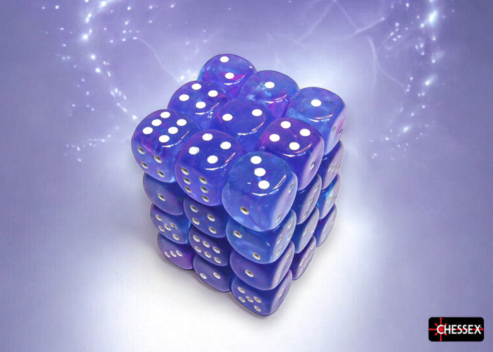 Chessex - CHX 27967 - Nebula - Aura/white - 12mm 36 Ct