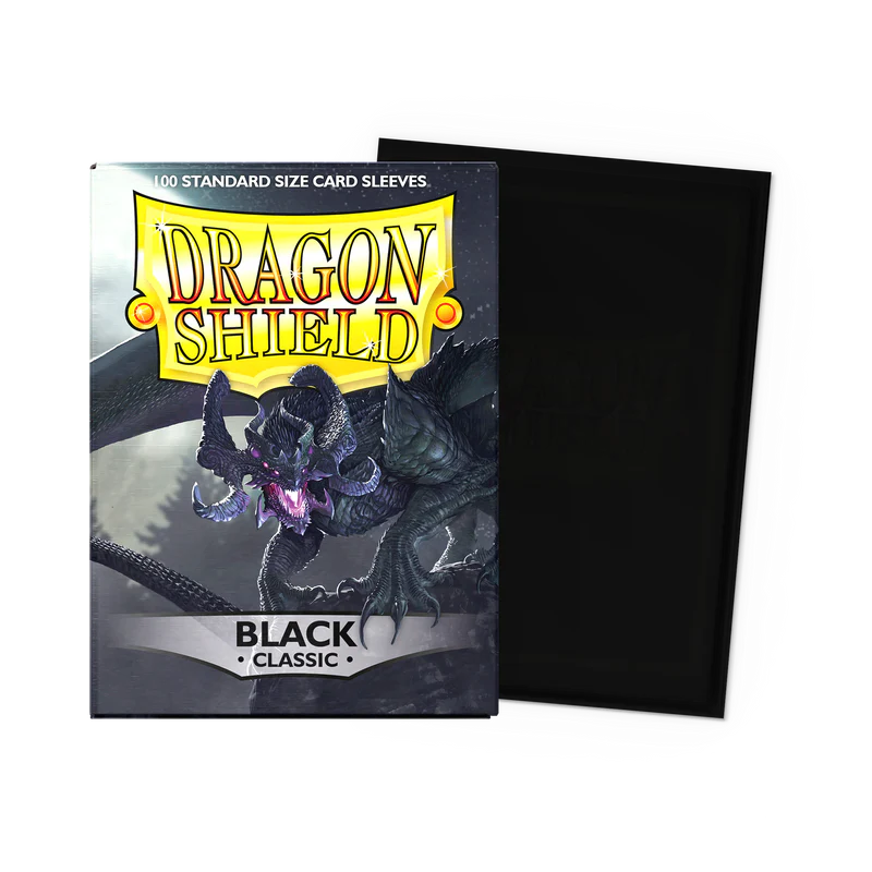 Dragon Shield - Standard Size - Classic Sleeves - Black