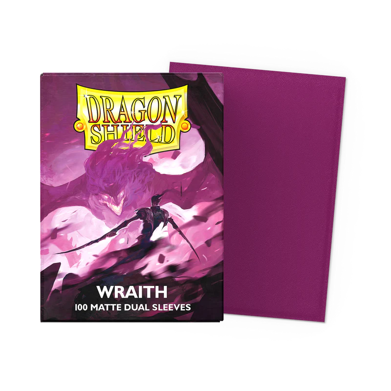 Dragon Shield - Standard Size - Dual Matte Sleeves - Wraith