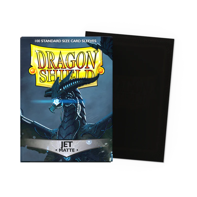 Dragon Shield - Standard Size - Matte Sleeves - Jet