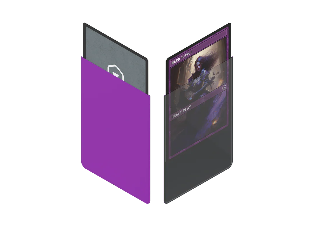 Heavy Play - Standard 100 - CURV Sleeves - Bard Purple