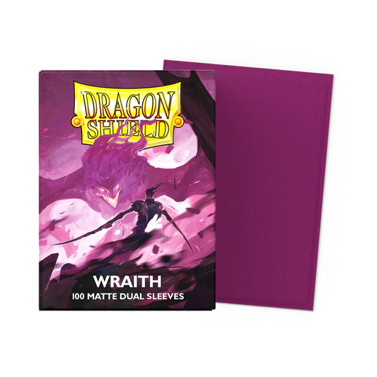 Dragon Shield - Standard Size - Dual Matte Sleeves - Wraith