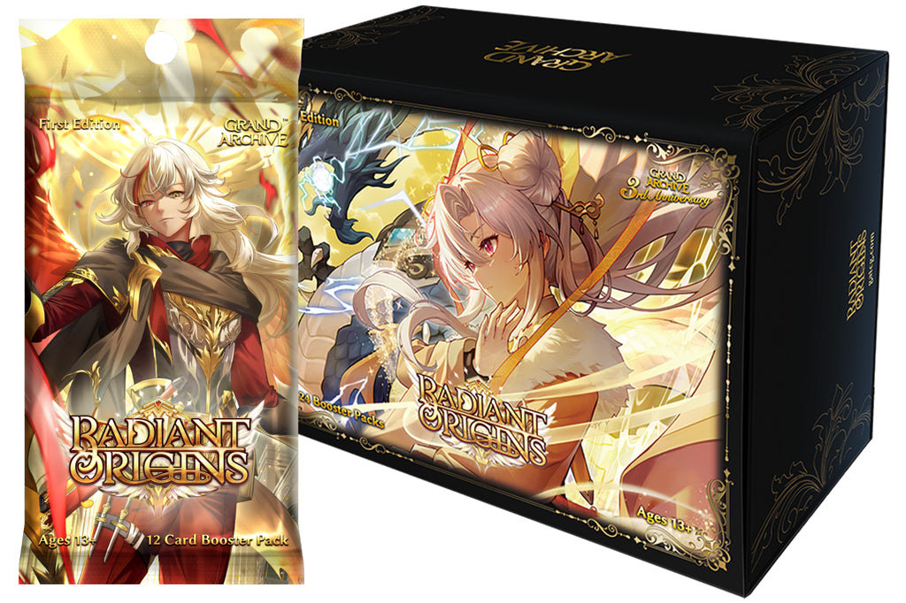 Grand Archive - Sealed - Radiant Origins 1st Edition - 12 Card Booster pack