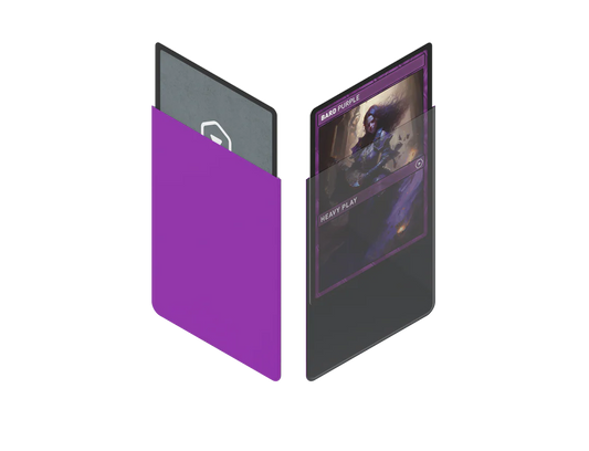 Heavy Play - Standard 100 - CURV Sleeves - Bard Purple