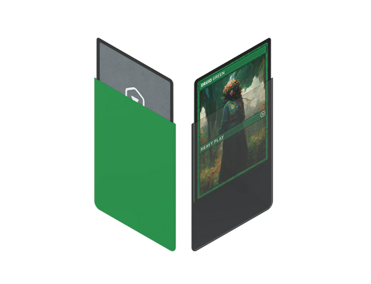 Heavy Play - Standard 100 - CURV Sleeves - Druid Green