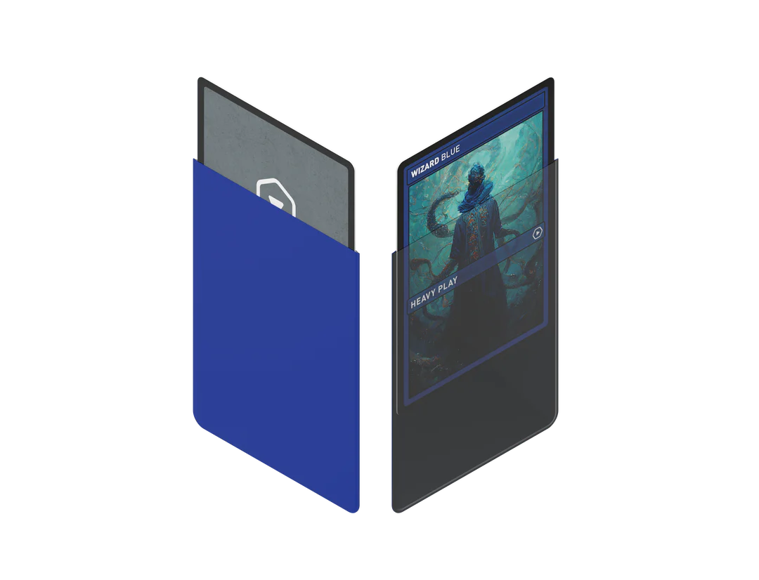 Heavy Play - Standard 100 - CURV Sleeves - Wizard Blue