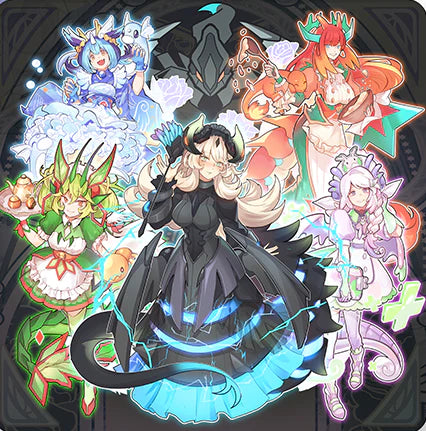 Mana Moon - Game Mat - Cloth - 2p Pokemaids Ebony