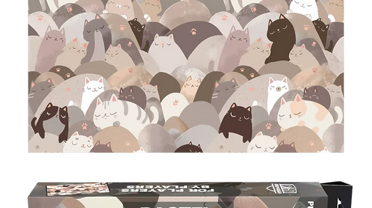 Realm Guard - Playmat - Stitched Edge - Pastel Cats