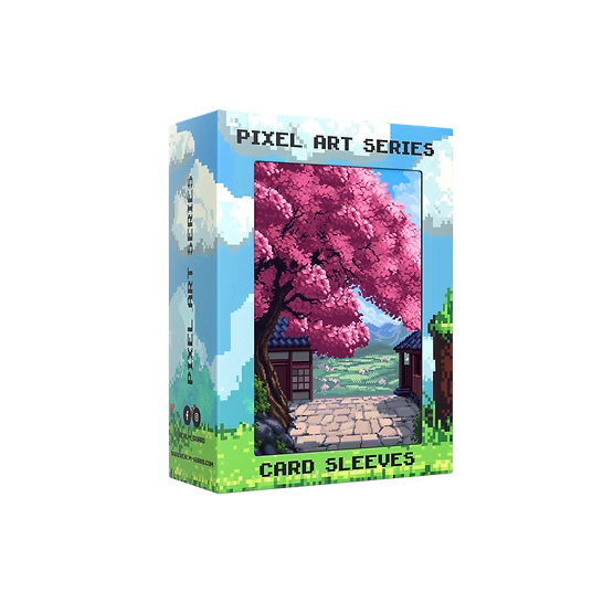 Realm Guard - Standard Sleeves - Pixel Art Series - Cherry Blossom