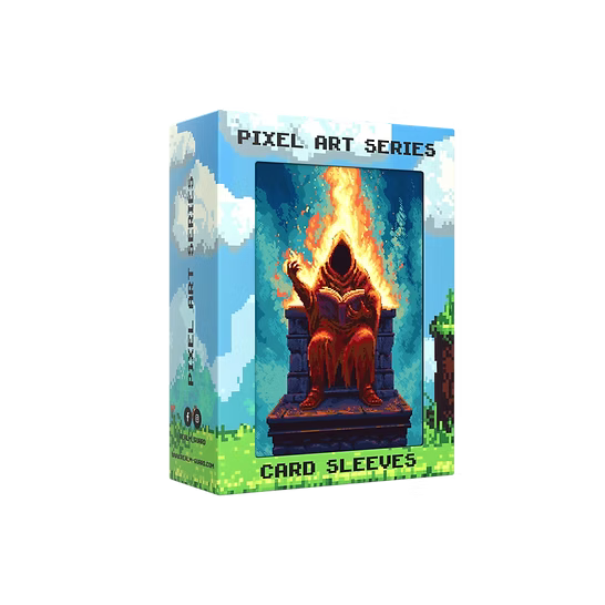 Realm Guard - Standard Sleeves - Pixel Art Series - Sorcerer's Tome