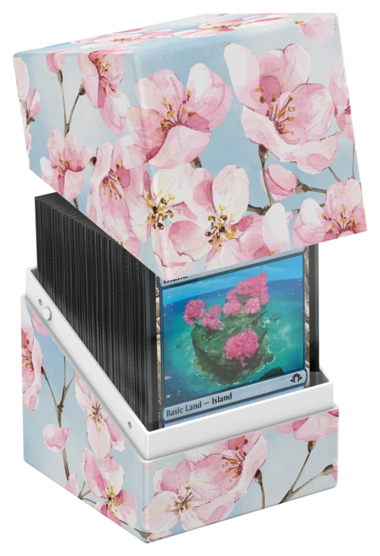 Ultimate Guard - Deck Box - Boulder 100+ - Floral Places - Cherry Blossom