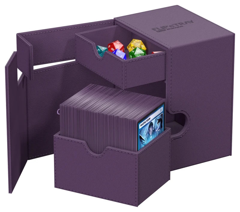 Ultimate Guard - Deck Box - FLIP'n'TRAY 133+ Xenoskin - Purple