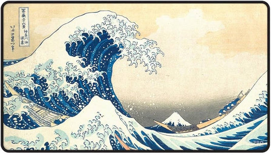 Ultra Pro - Black Stitched Playmat - The Great Wave off Kanagawa